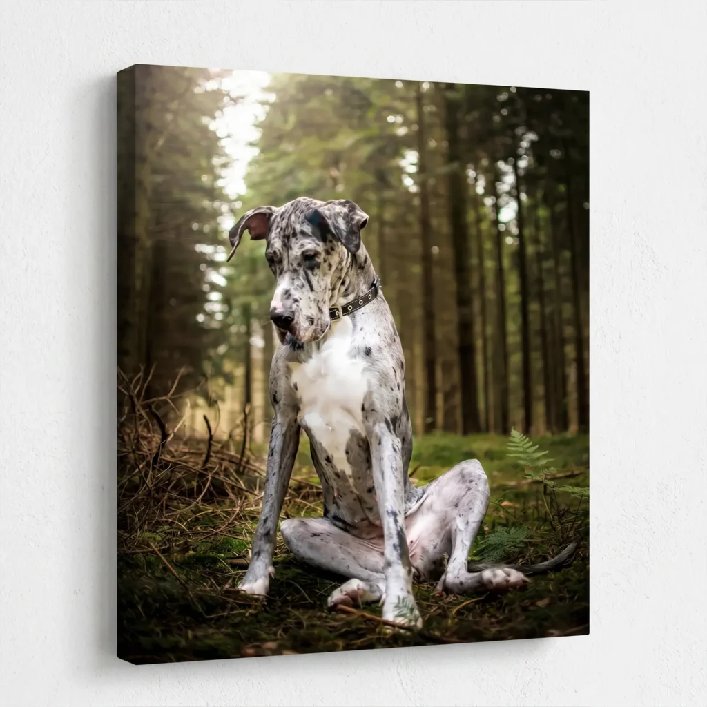 Hund Bild auf Leinwand